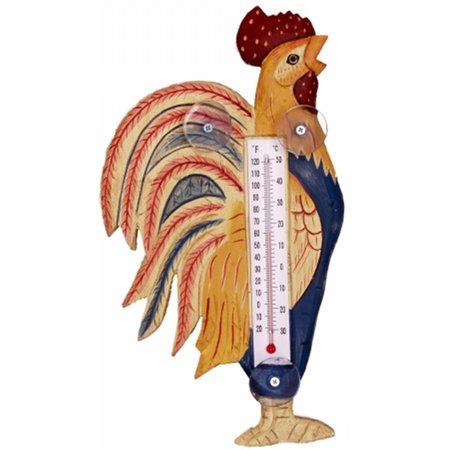 SONGBIRD ESSENTIALS Songbird Essentials Country Rooster Small Window Thermometer SE2175001